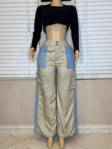 PANTALON COLOMBIANO DOS TONOS CON DENIM