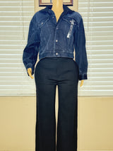 SHERPA DENIM BLUE JACKET
