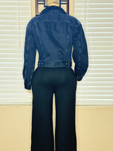 SHERPA DENIM BLUE JACKET