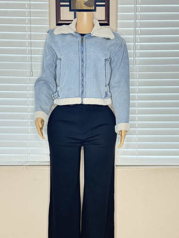 SHERPA DENIM JACKET