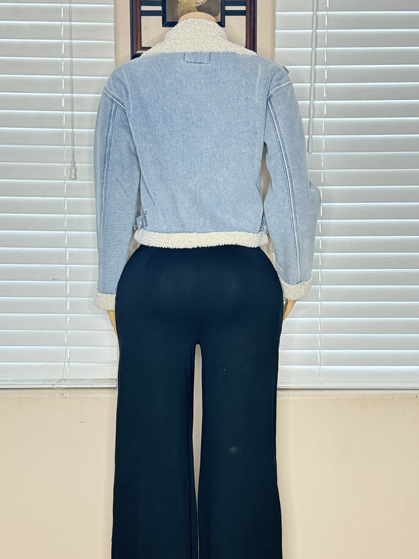 SHERPA DENIM JACKET